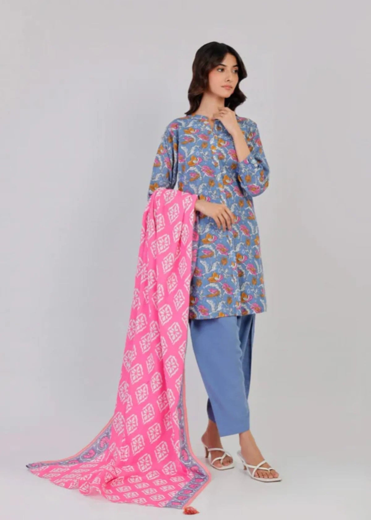 Alkaram 2 PC KHADDAR