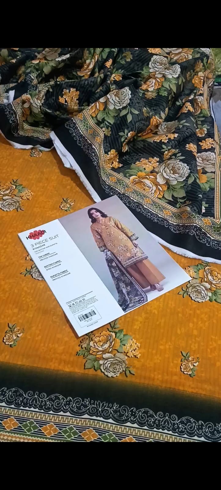 KHAADI 3 PC KHADDAR